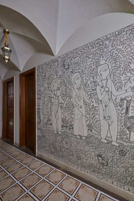 Madhubani Art inside The Ramayana House by envisage