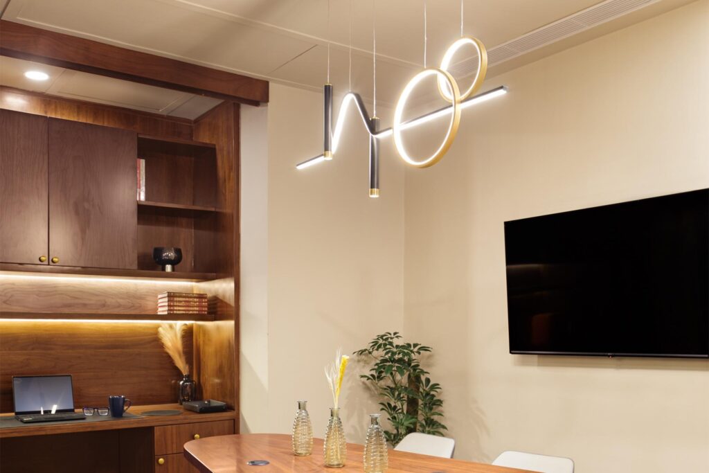 Contemporary European Office Interiors with Elegant Lightings
