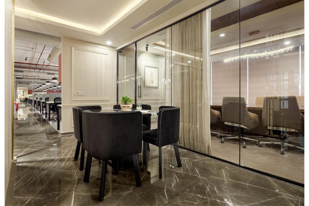Meeting Room Adjacent to conference Room European Interior Design Aesthetics, Lawrel