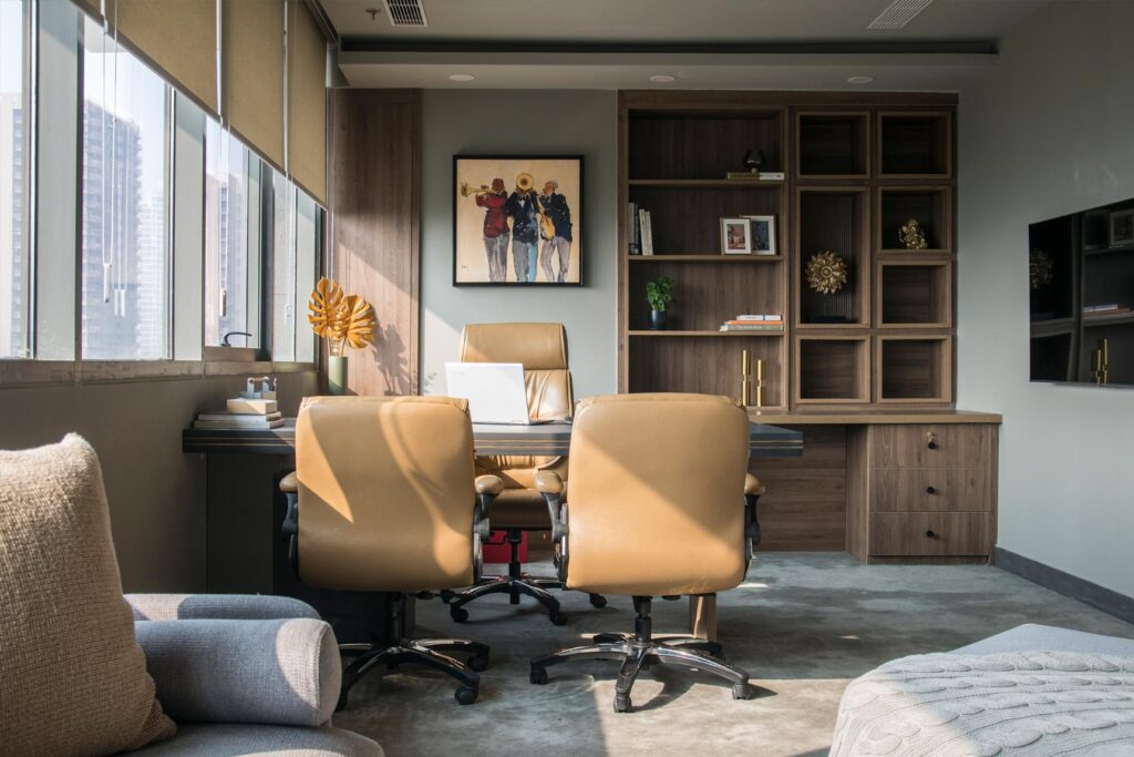 Modern Office Directors Cabin Interiors Design